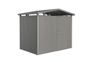 Panorama Biohort Storage Shed Metallic quartz grey