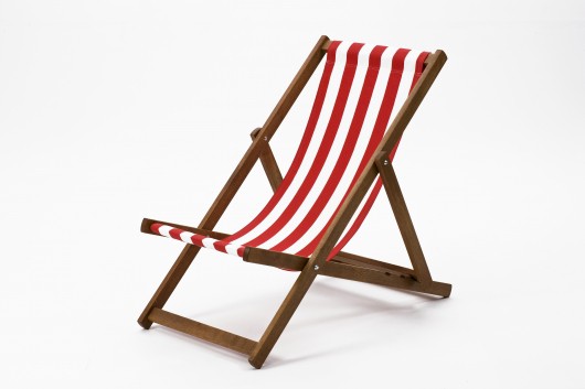 Southsea Deckchair Red/White Stripe