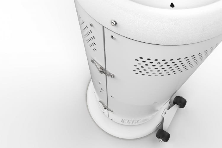 Sahara X15 Heat Focus 15kw Patio Heater White Gas Patio Heaters