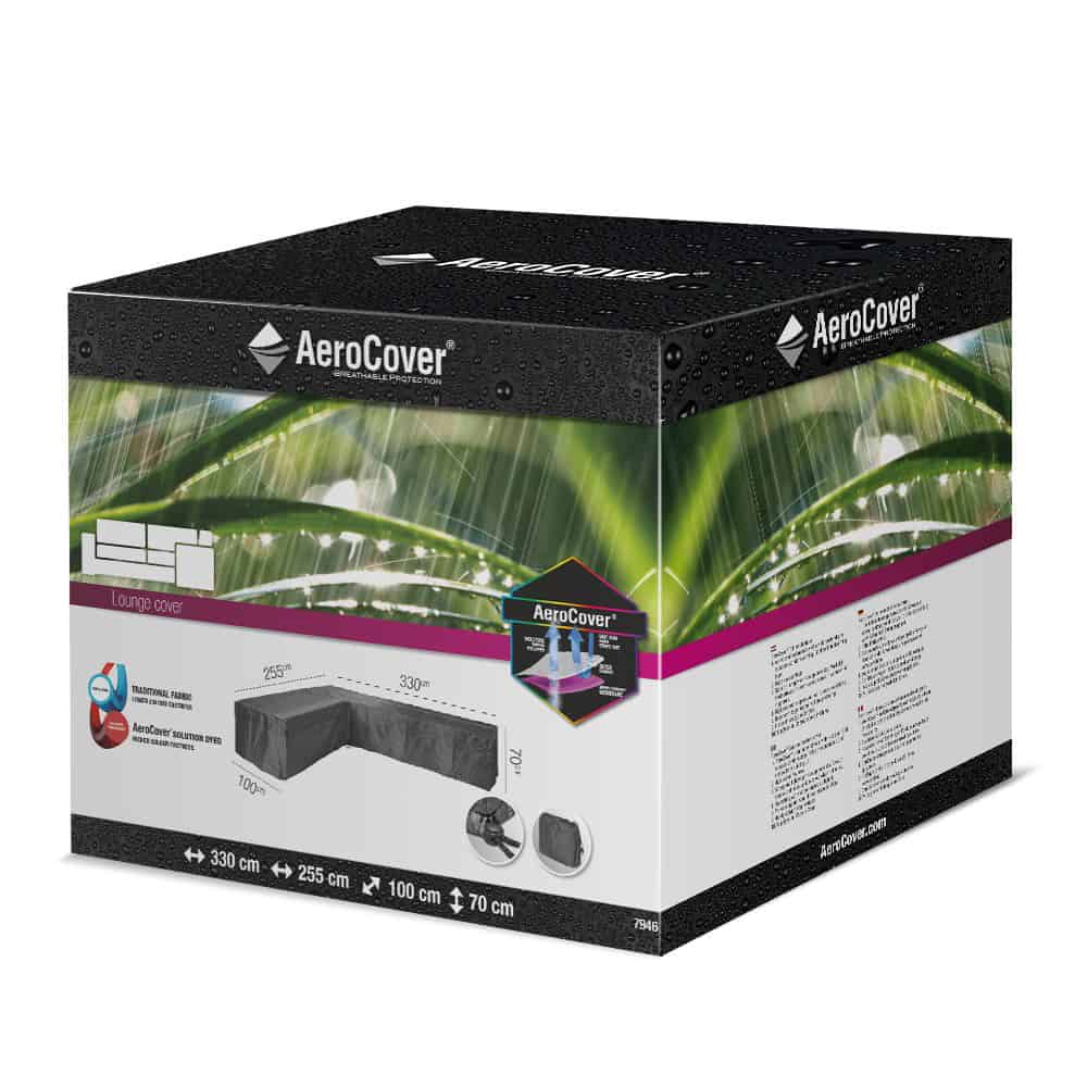 AeroCover Garden Furniture Cover L-Shape Right 330x255x100xH70