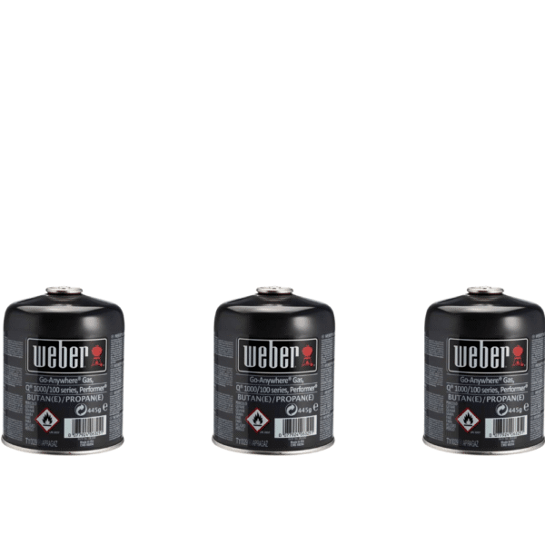 Weber Disposable Gas Canister Three Pack
