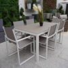 Lisbon 6 Seater White Frame2 - Garden Dining Sets For Sale Ireland