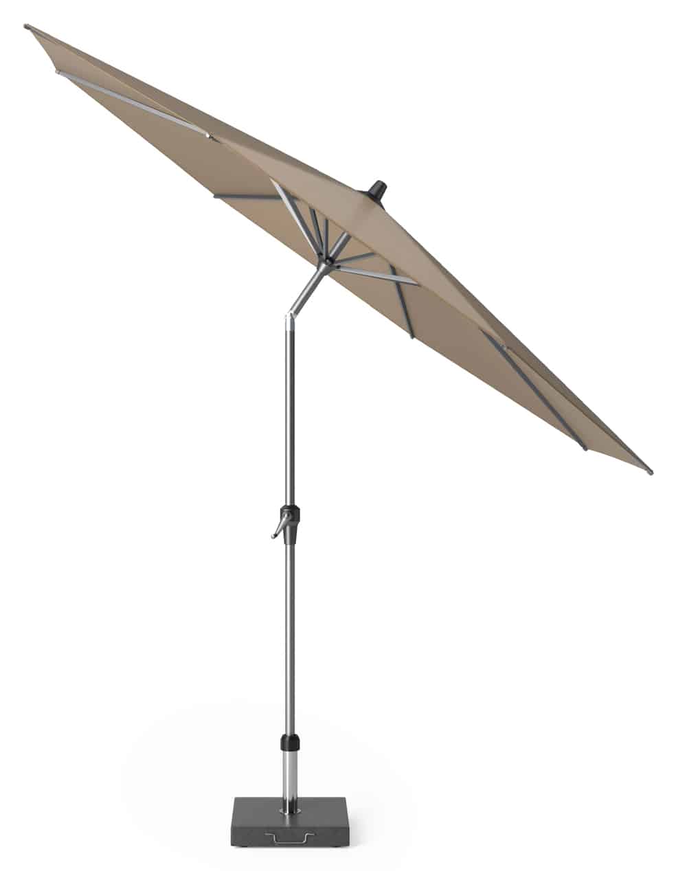 Riva 3m Round Parasol Taupe Canopy/Anthracite Frame