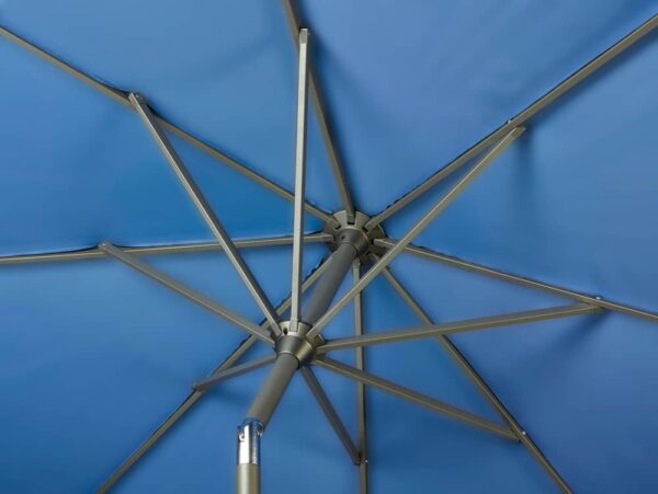 Riva 3m Round Parasol Taupe Canopy/Anthracite Frame