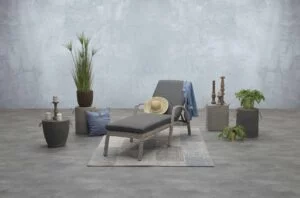 Porto Sun Lounger Vintage Willow - Patio Loungers For Sale Dublin Ireland