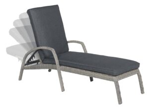 Porto Sun Lounger Vintage Willow 2 - Patio Loungers For Sale Dublin Ireland