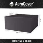 AeroCovers - Garden Furniture Set Cover Rectangular 160 x 150 x 85