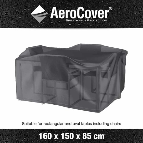 AeroCover Garden Furniture Set Cover Rectangular 160x150x85cm