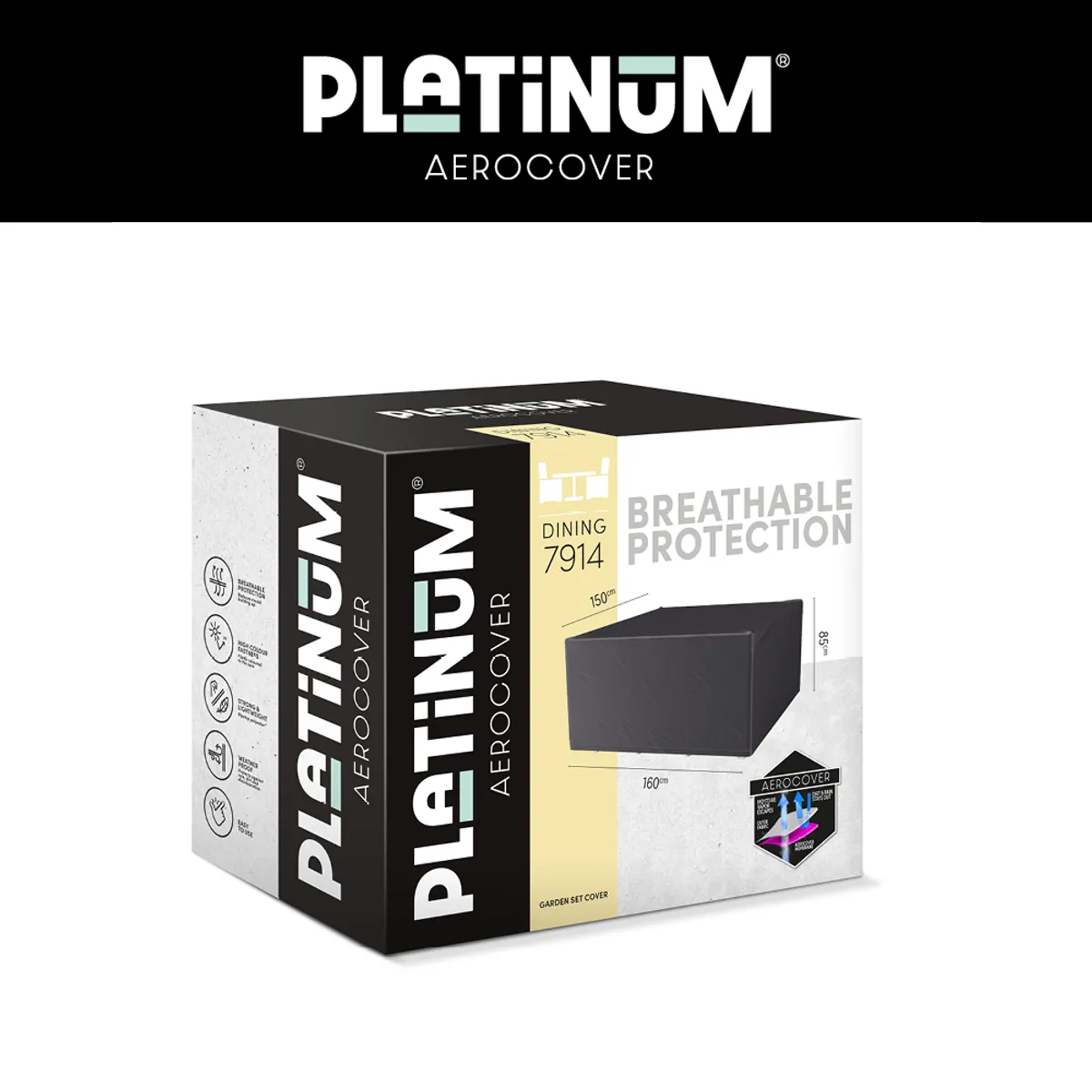Platinum AeroCover Garden Set Cover 160x150xH85