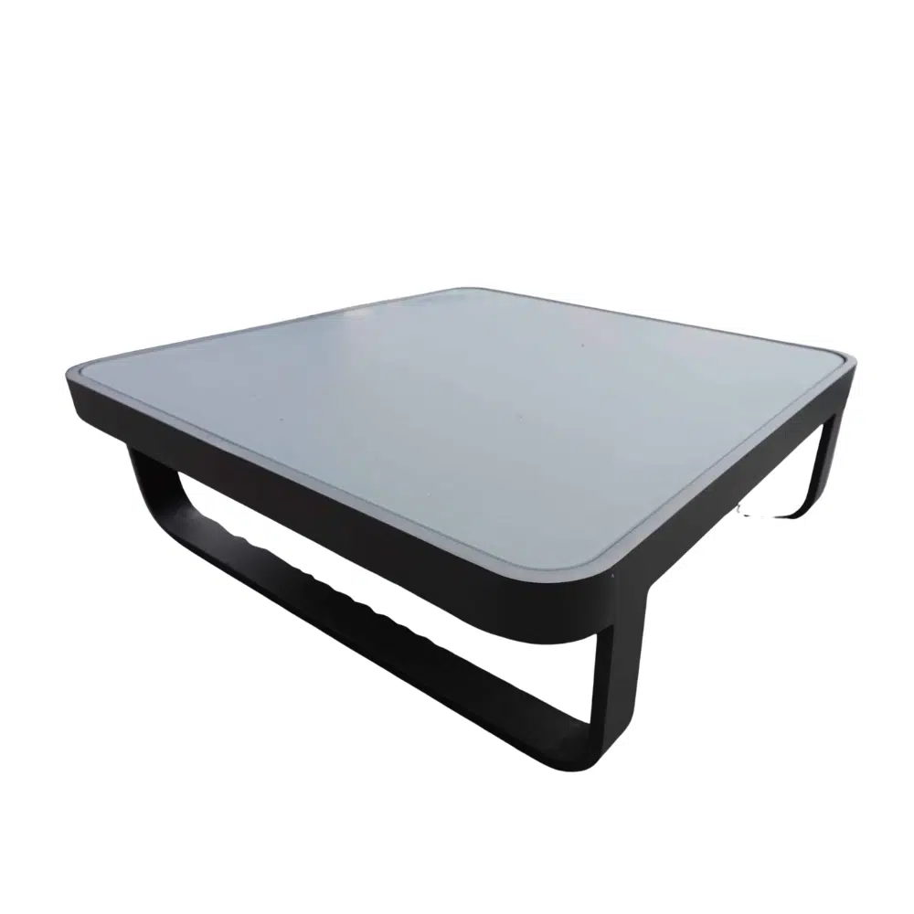 Verona Set Square Table Charcoal - foggy grey