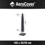 AeroCover Center Pole Garden Parasol Cover 165x35cm