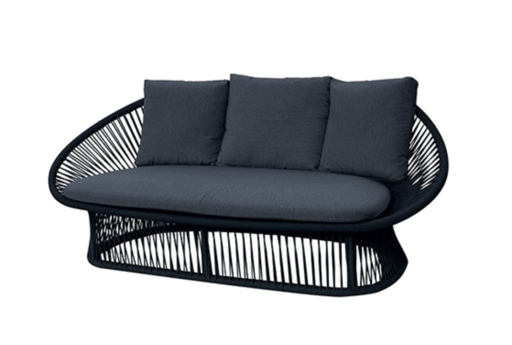 Spade Alu Round Rope Collection_Two Seater Sofa_Garden Furniture For Sale Dublin Ireland