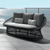 Spade Alu Round Rope Collection_Two Seater Sofa_Garden Furniture For Sale Dublin Ireland