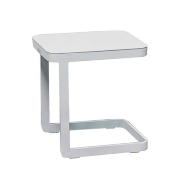 Verona Set Side Table – White Frame