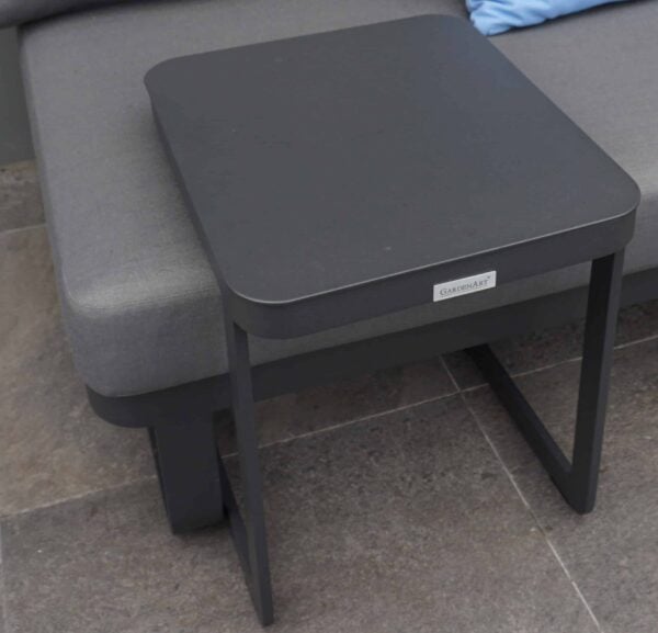 Verona Side Table – Charcoal