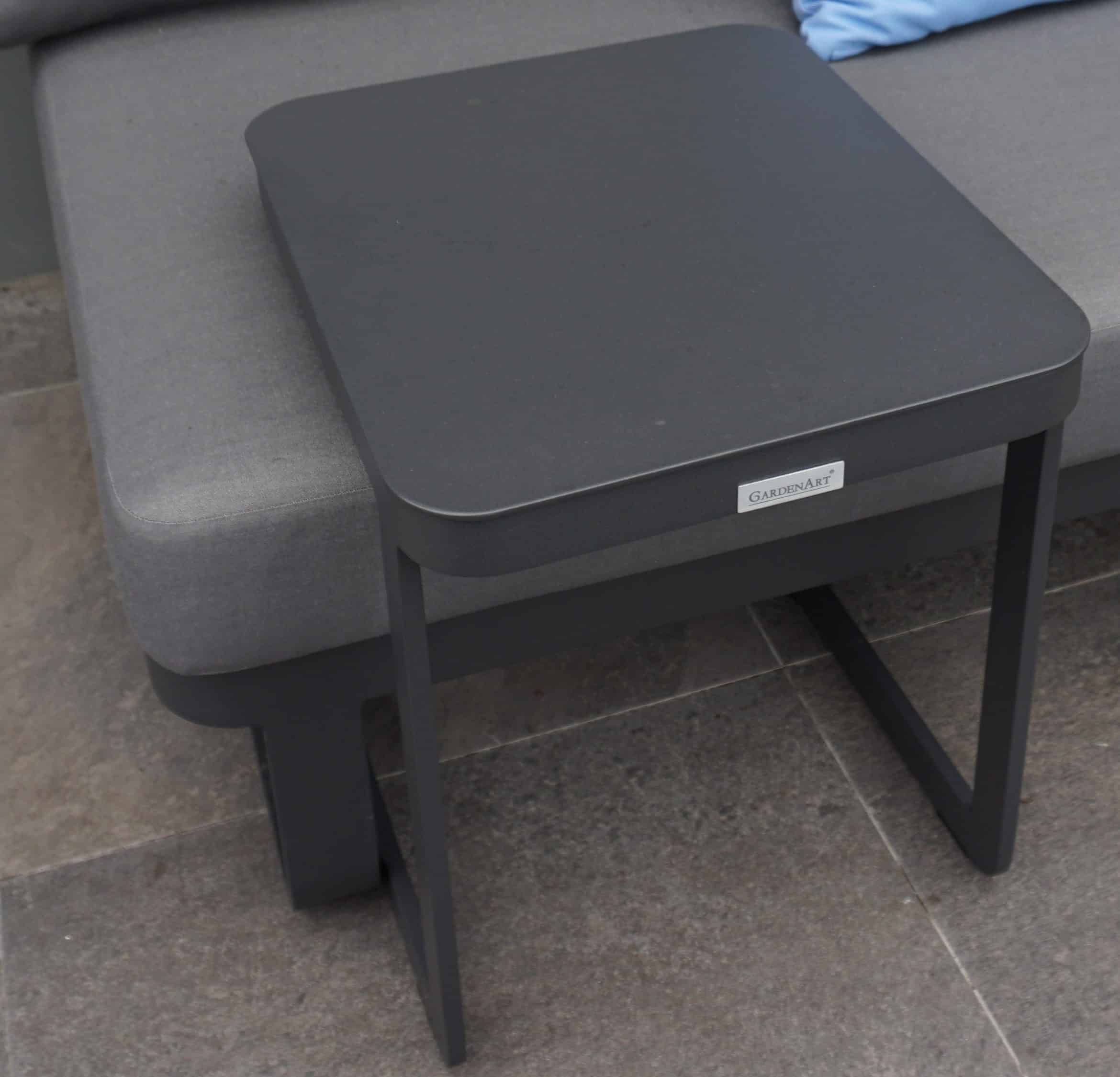 Verona Side Table – Charcoal