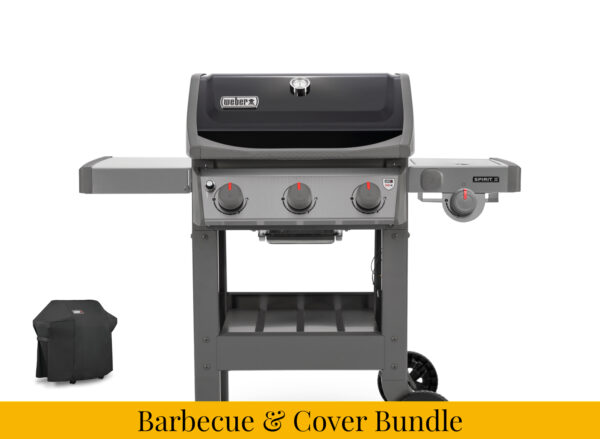 Weber Spirit II E-320 Gas Barbecue with BBQ Cover Bundle