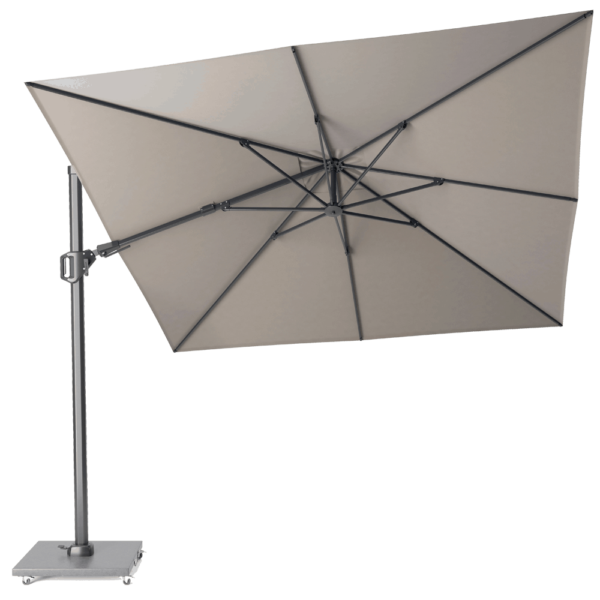 Alexander Cantilever T2 Garden Parasol 3x3m Manhattan + Modena Base