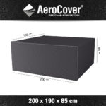 AeroCover Garden Furniture Set Cover Rectangular (200 x 190 x 85)