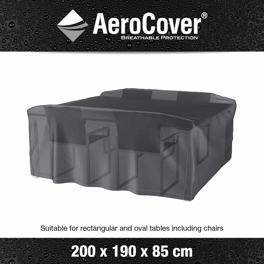 AeroCover Garden Furniture Set Cover Rectangular 200x190x85cm