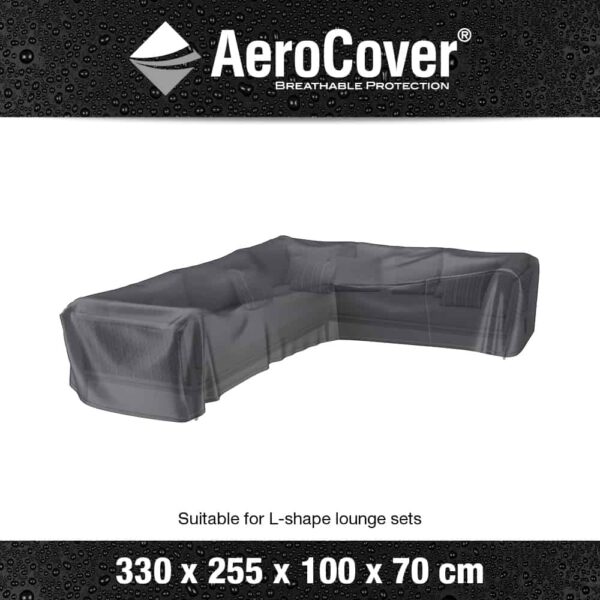 AeroCover Garden Furniture Cover L-Shape Right 330x255x100xH70