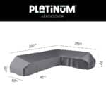 Platinum AeroCover Lounge Platform Cover 350x275x90xH30/45/70 Right
