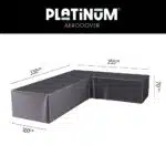 Platinum AeroCover Lounge cover L 330x255x100xH70 Right