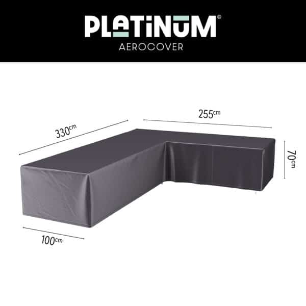Platinum AeroCover Lounge cover L 330x255x100xH70 Right