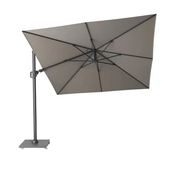 Platinum Challenger T² Garden Parasol 3x3m Manhattan with Modena Base
