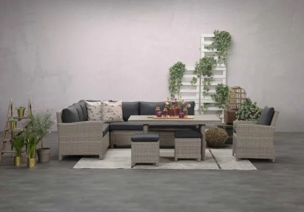 Zamora Outdoor Rattan Corner Sofa Set