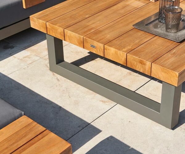 Marbella Teak Top Outdoor Coffee Table - Outdoor Garden Furniture For Sale Dublin