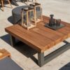 Marbella Teak Top Outdoor Coffee Table - Outdoor Garden Furniture For Sale Dublin Ireland