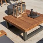 Nevada Teak Top Outdoor Coffee Table