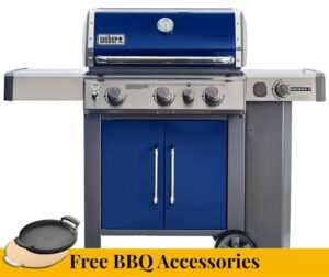 Weber Genesis EP335 Blue & free BBQ Accessories - Weber Gas Barbecues For Sale Dublin Ireland