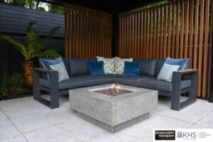 Salamanca Contemporary Garden Sofa Salamanca and Gas Fire - Outdoor Furniture For Sale Dublin