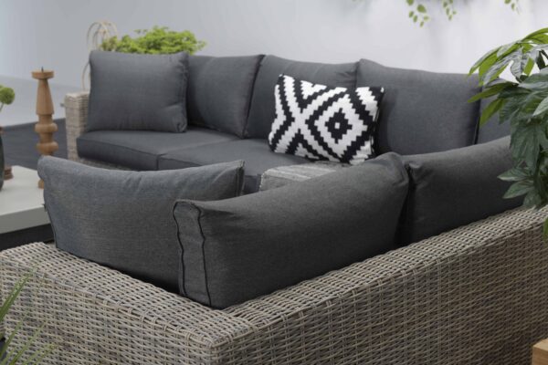The Sousse Outdoor Corner Sofa Set With Ottoman