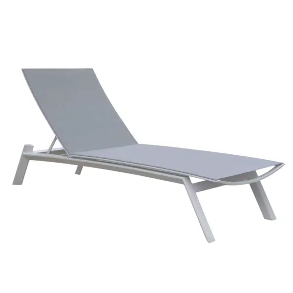 Slide Sun Lounger Charcoal