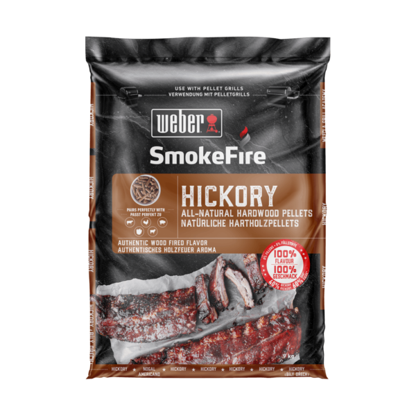 Weber All-Natural Hardwood Pellets – Hickory