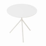 Explorer Garden Side Table White 44x46cm