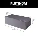 Platinum AeroCover Lounge Bench Cover 205x100xH70