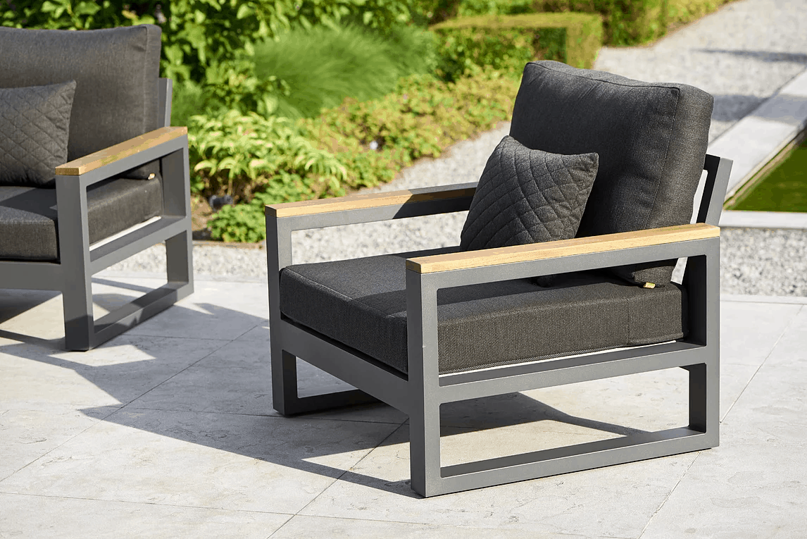 Soho Armchair – Lava Carbon