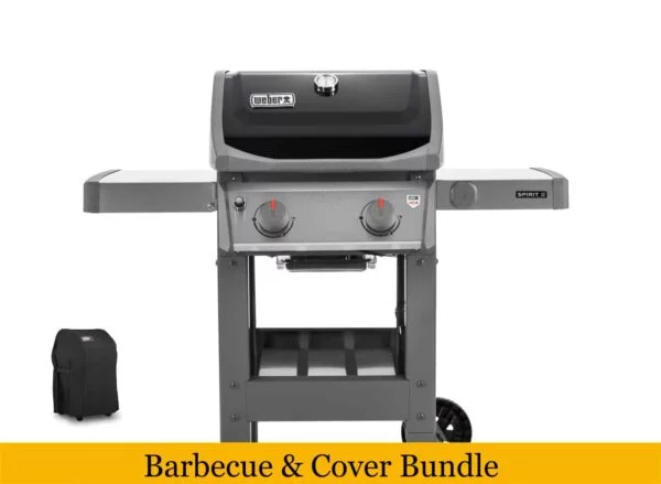 Weber Spirit II E-210 Gas BBQ With Cover Bundle