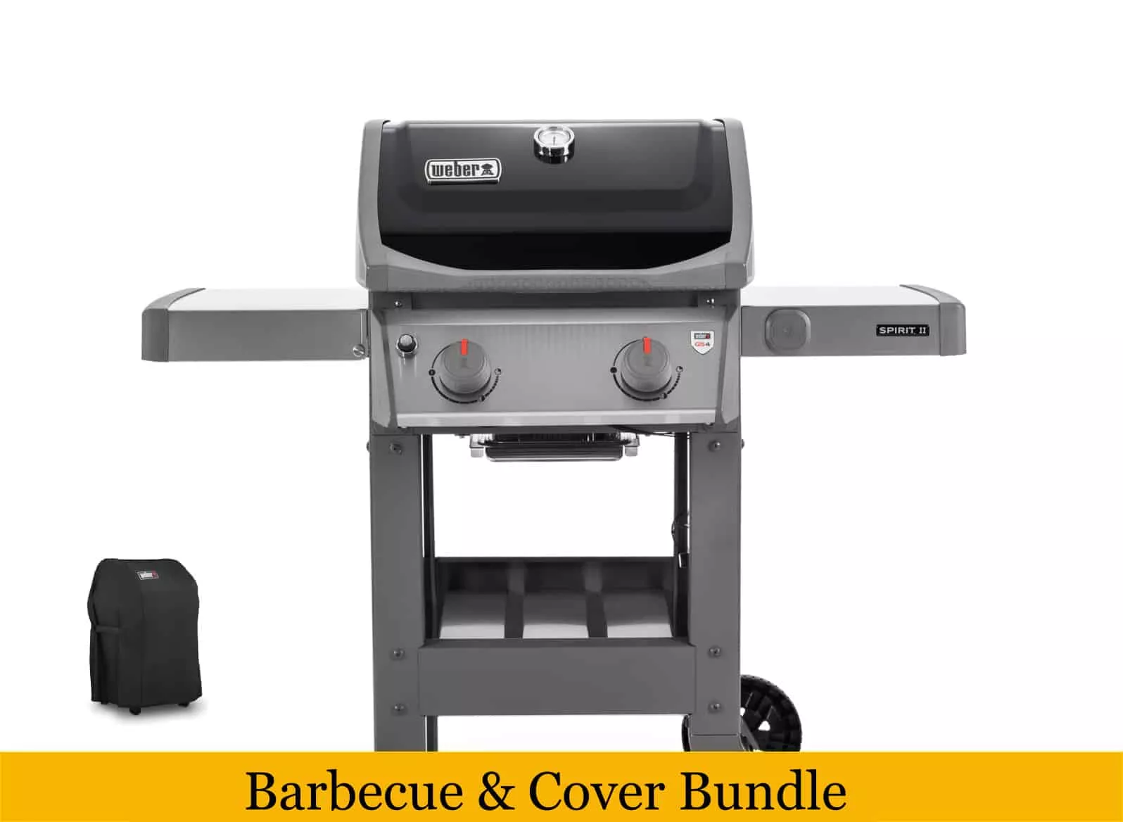 Weber Spirit II E-210 Gas Barbecue With BBQ Cover Bundle - Weber Gas Barbecues For Sale Dublin