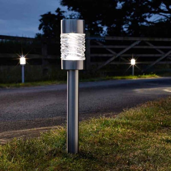 Martello Stainless Steel Solar Lights Three Pack