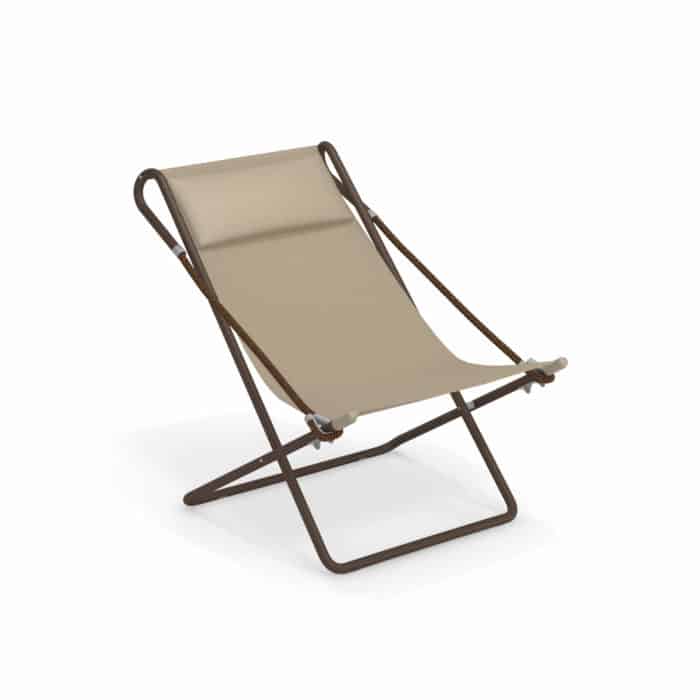 Venetto Sun Lounger Bronze and Hazel