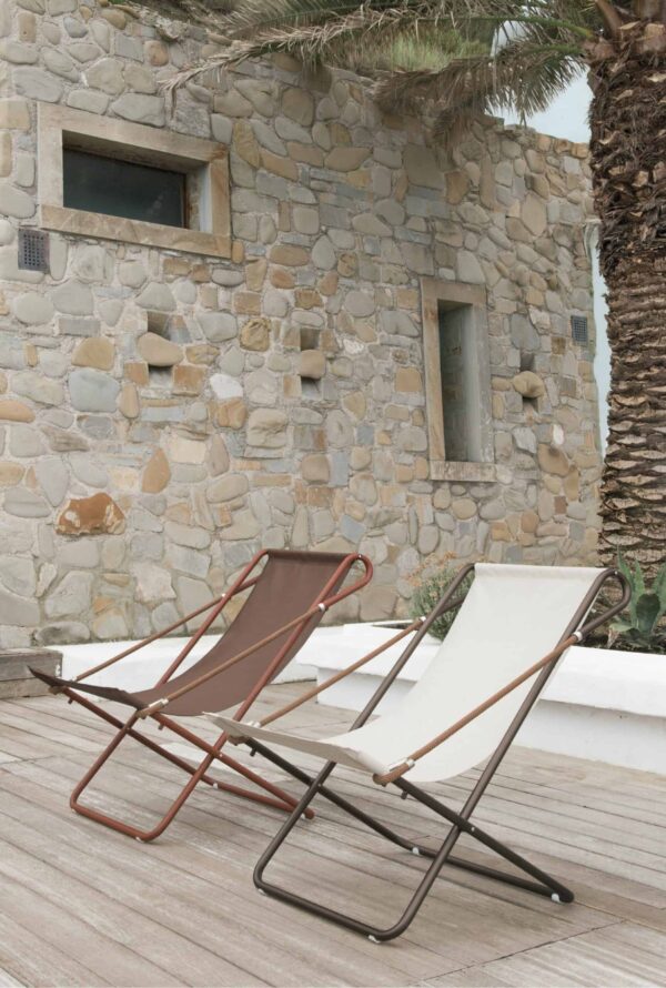 Venetto Sun Lounger Bronze and Hazel