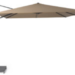Alexander Cantilever T2 Garden Parasol 3x3m Taupe + Modena Base