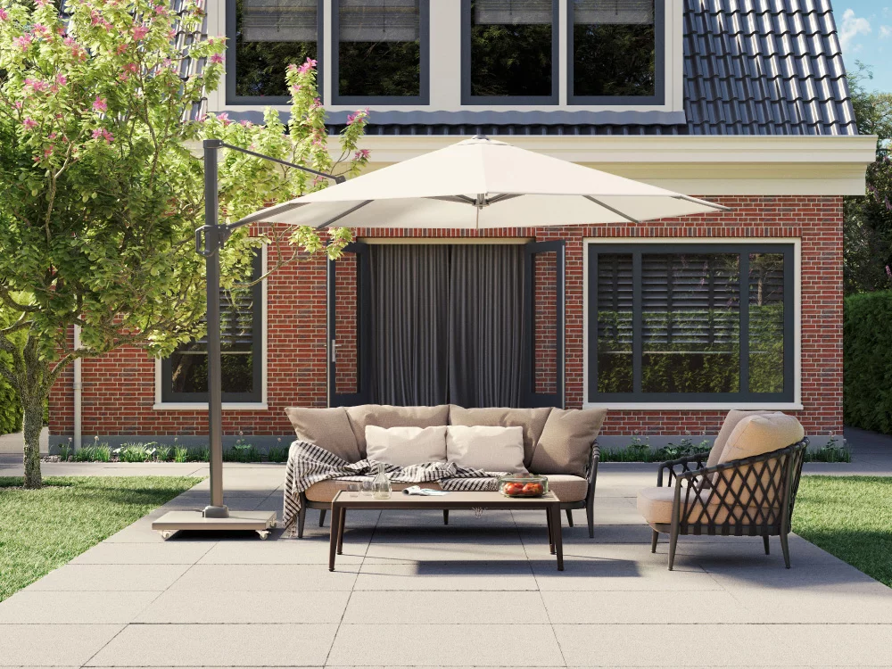 Alexander Cantilever Garden Parasol T1 - Patio Parasols For Sale Dublin Ireland