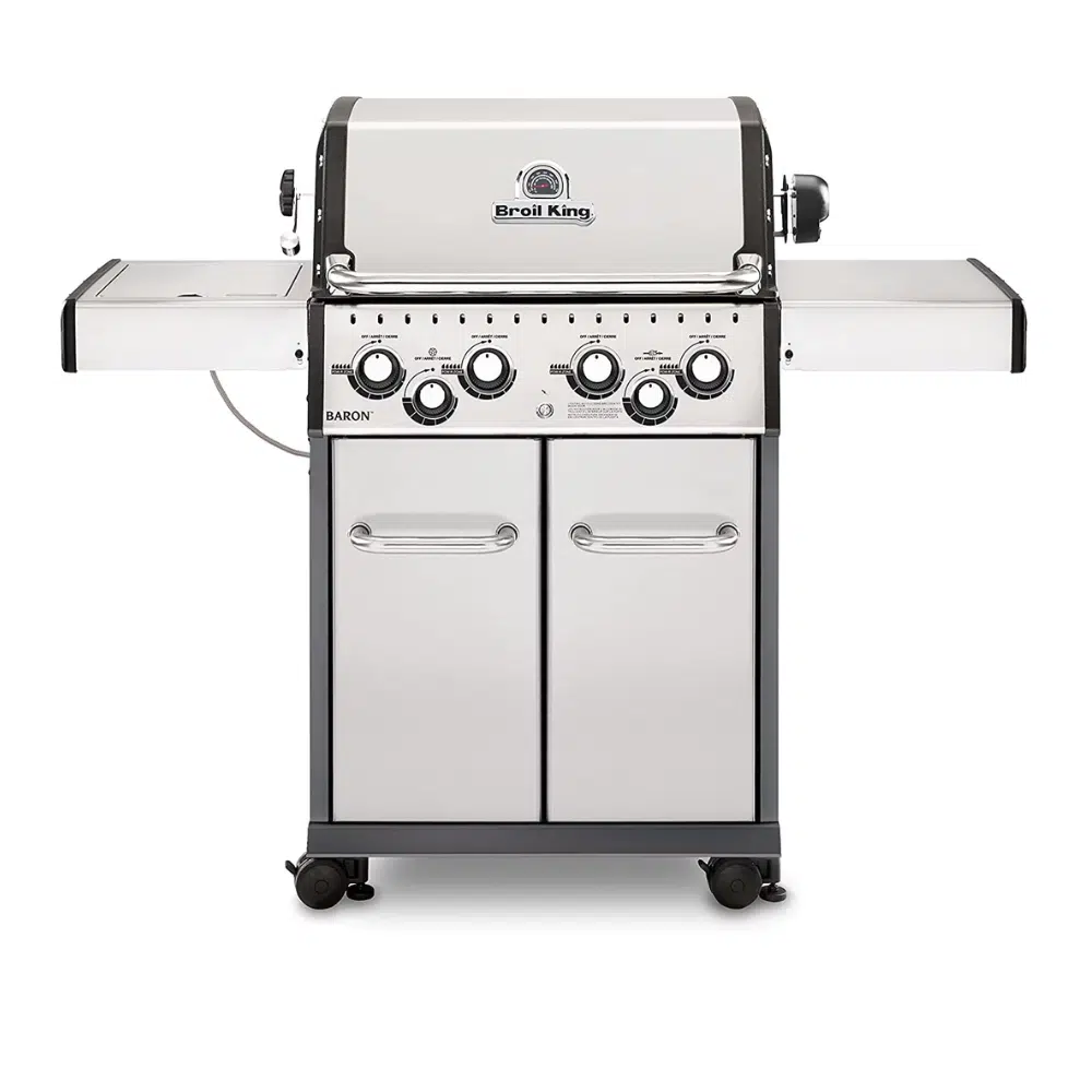 Broil King Baron S 490 IR Gas BBQ for sale in Ireland. Fast delivery and premium services all from The Outdoor Scene