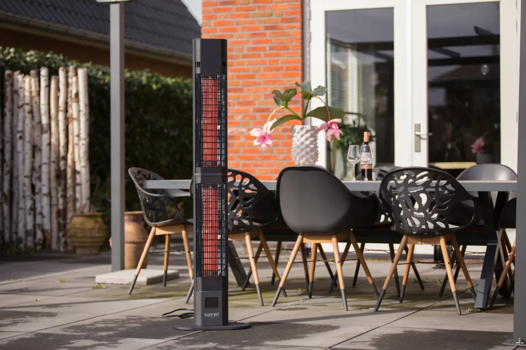 Sunred Heater Royal Diamond Dark Lounge Outdoor Heater - Electric Outdoor Heaters For Sale Dublin